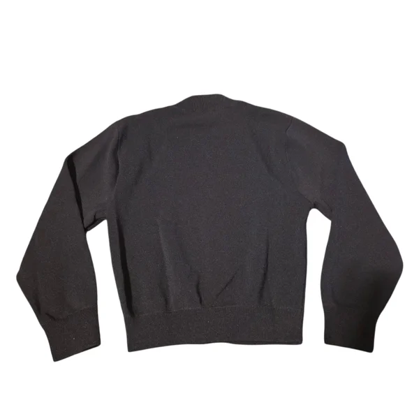 MNG Snap Front Black Cardigan Sweater Size S - Picture 6 of 6